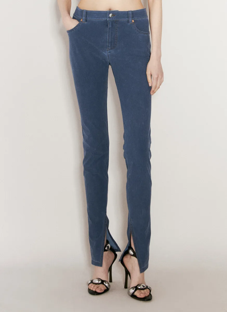 Trompe L'oeil Denim Leggings