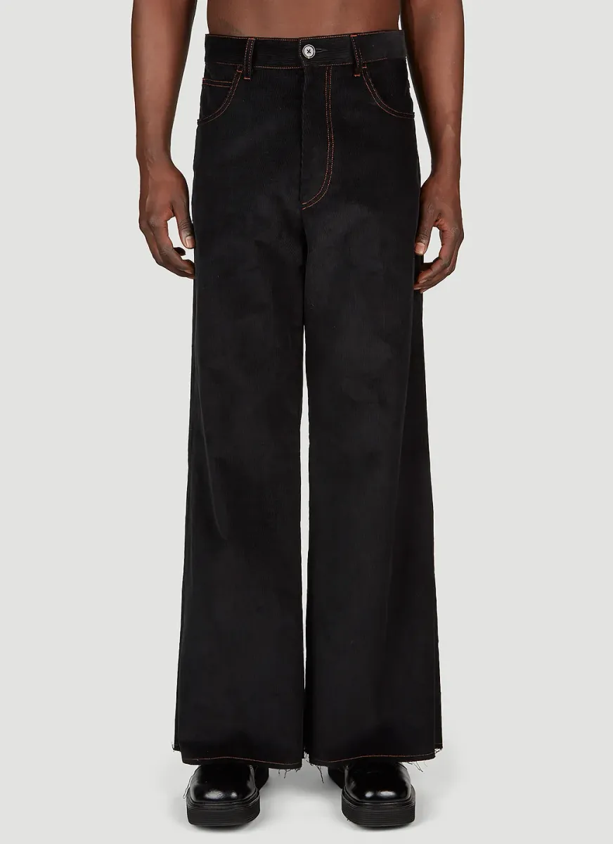 Wide Leg Corduroy Pants