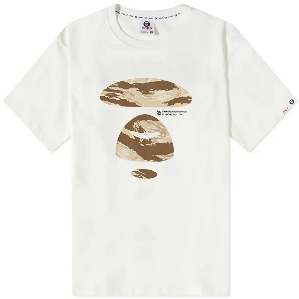 AAPE Camo Ape Face Tee