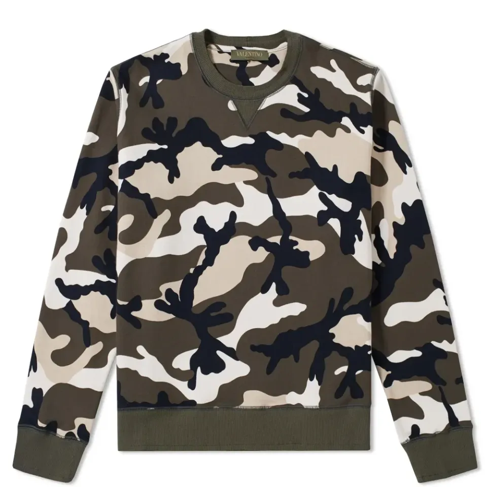 Unfinished Camo Crew Sweat