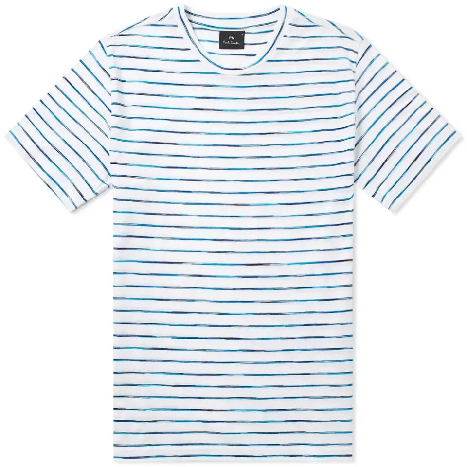 Two-Tone Stripe Tee