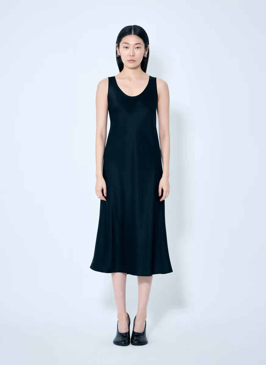 Silk Midi Dress