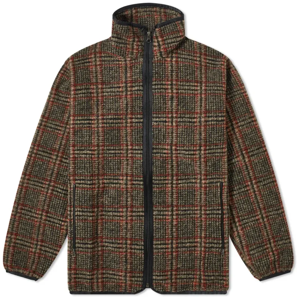 Plaid Fleece Jacket
