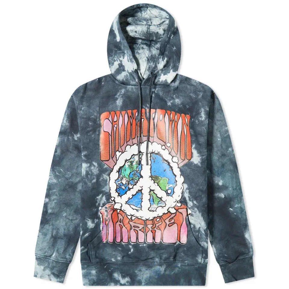 Chinatown Market Peace On Earth Logo Hoody