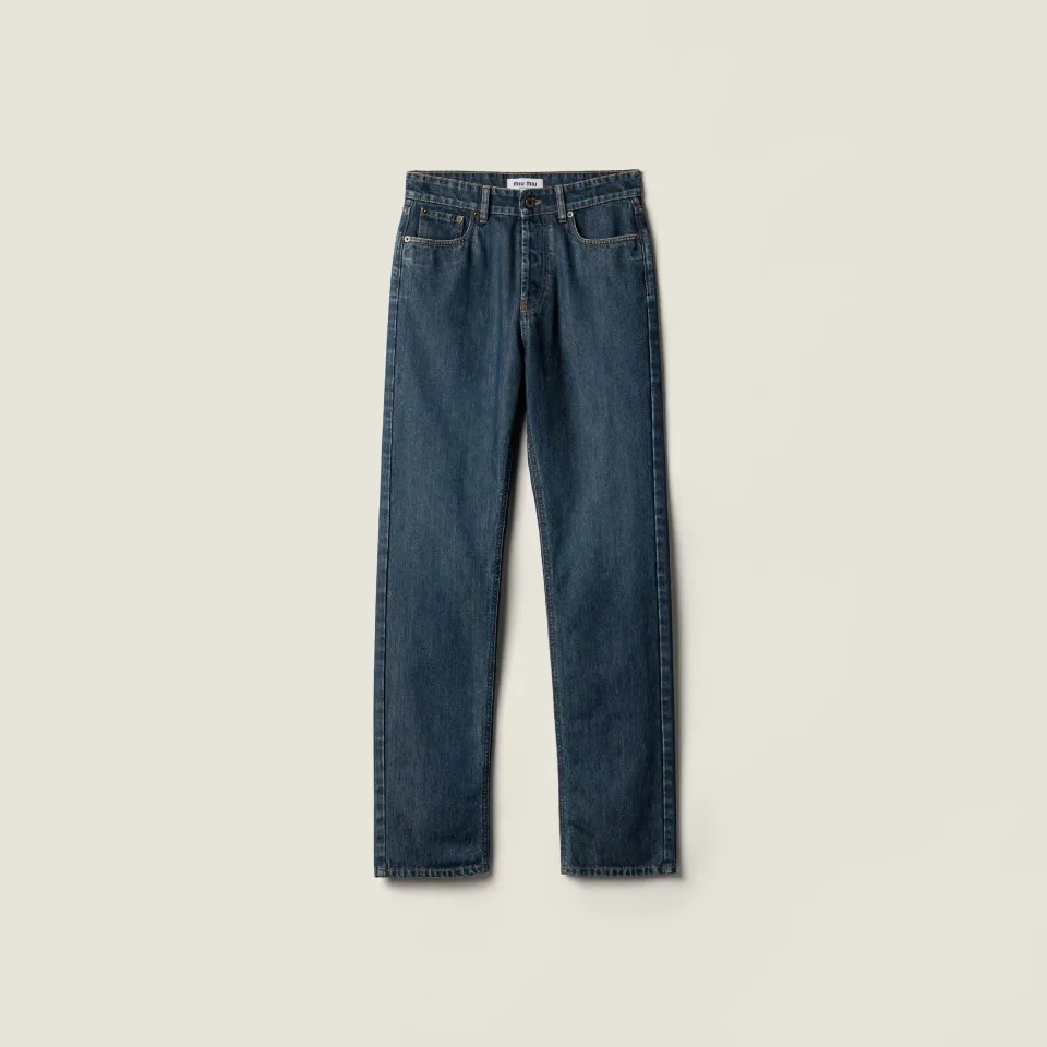 Five-pocket denim jeans