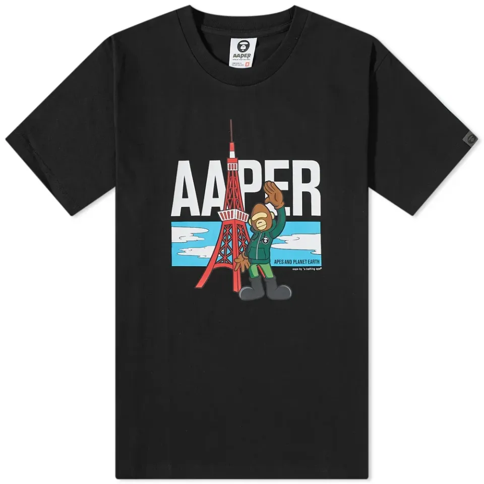AAPE AAPER Tower T-Shirt