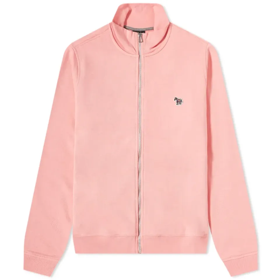 Zebra Zip Neck Sweat