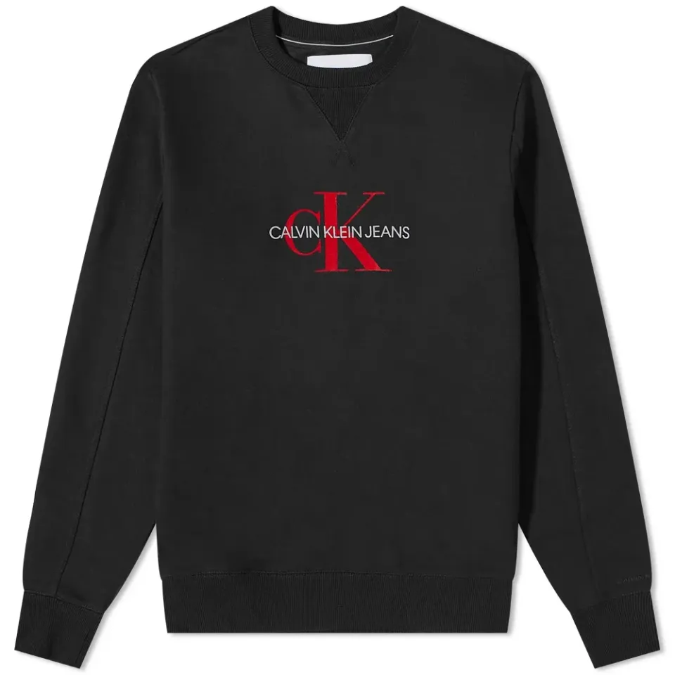 Archival Monogram Flock Crew Sweat