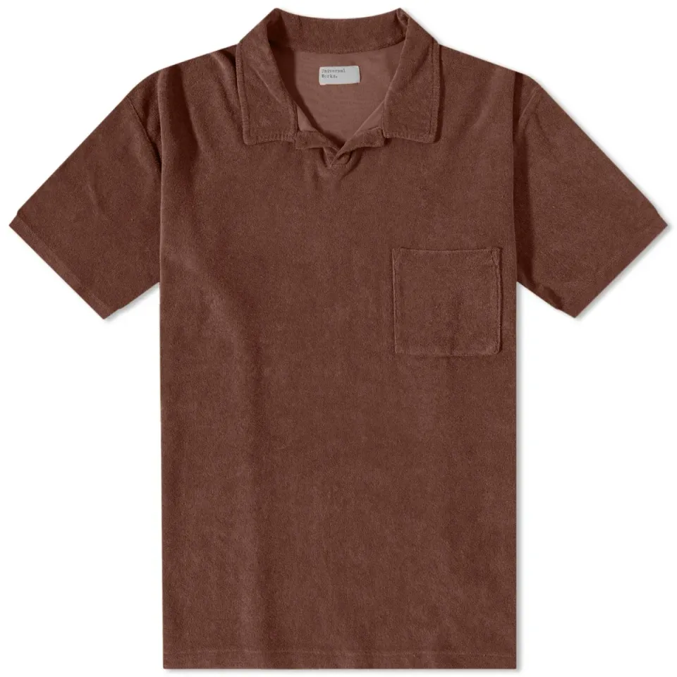 Terry Fleece Vacation Polo