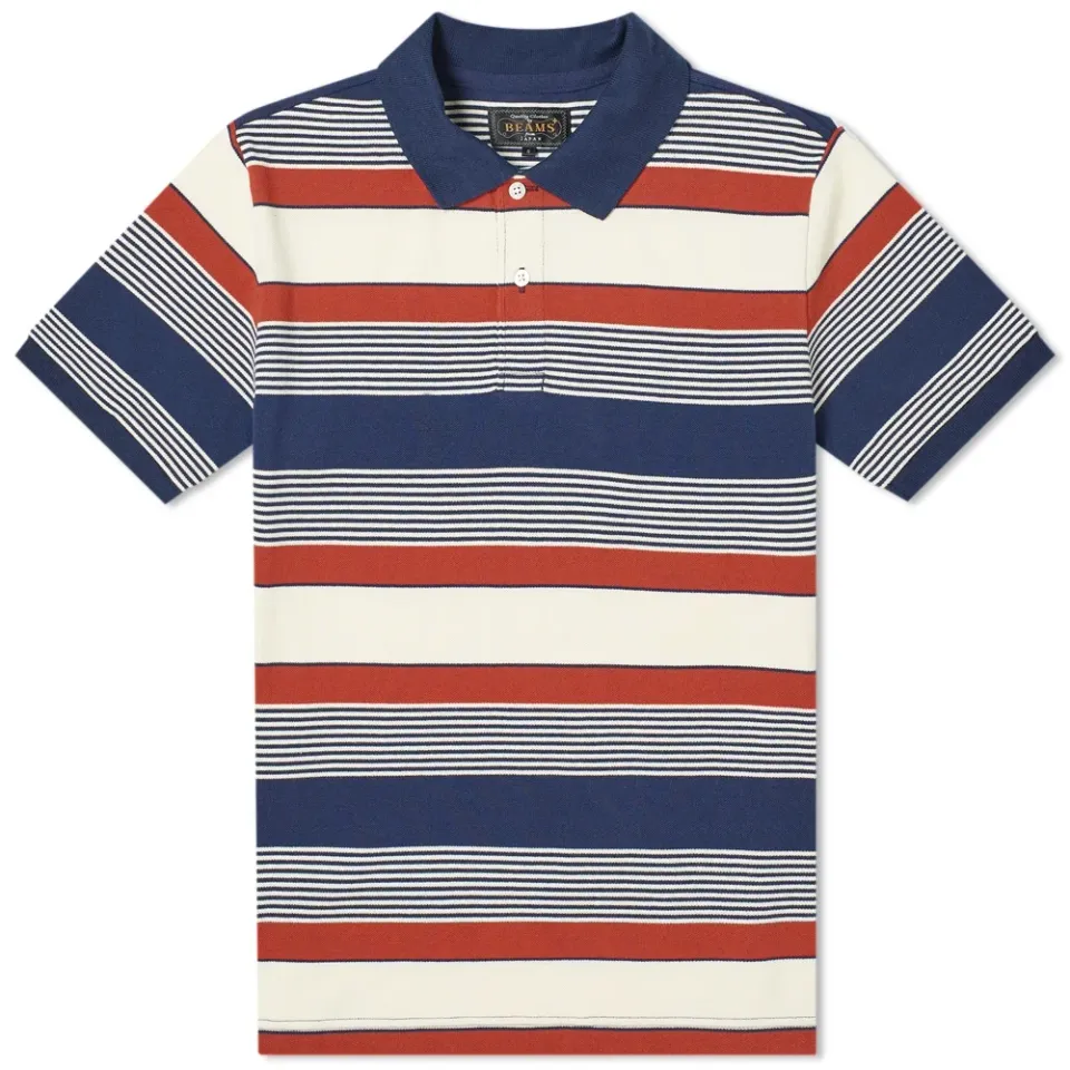 Pique 40/2 Border Polo
