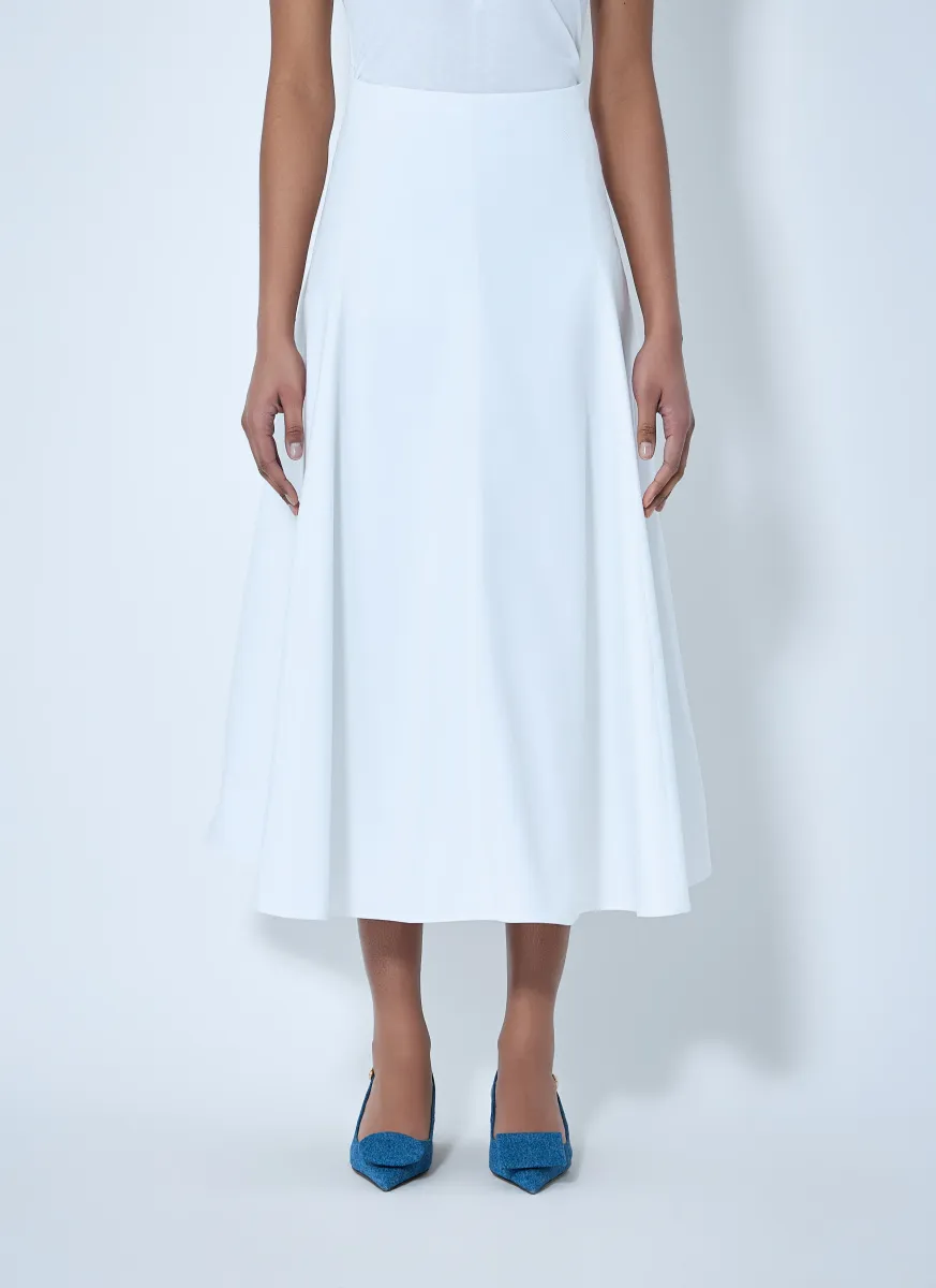 A-line Midi Skirt