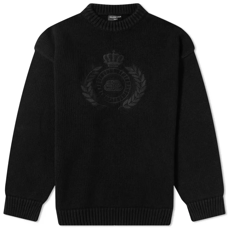 Wreath Logo Crew Knit