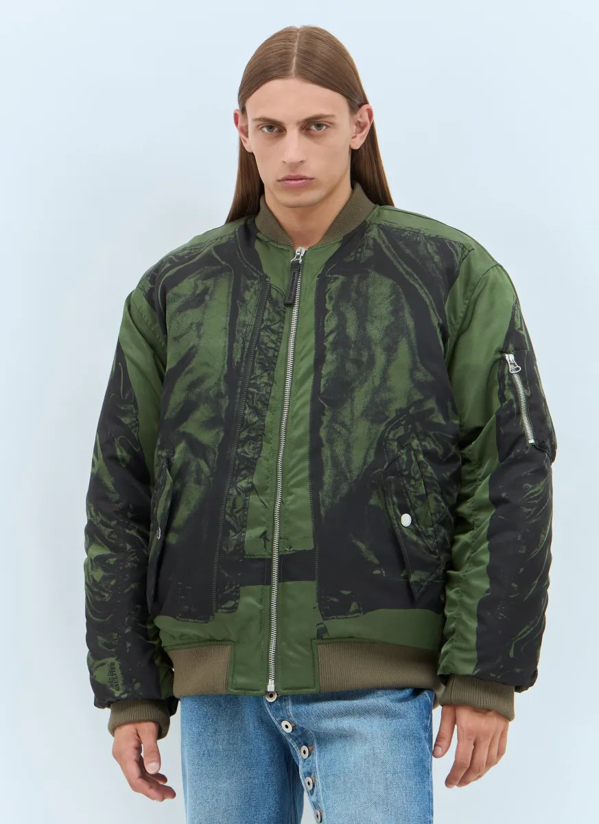 Trompe L'Oeil Bomber Jacket