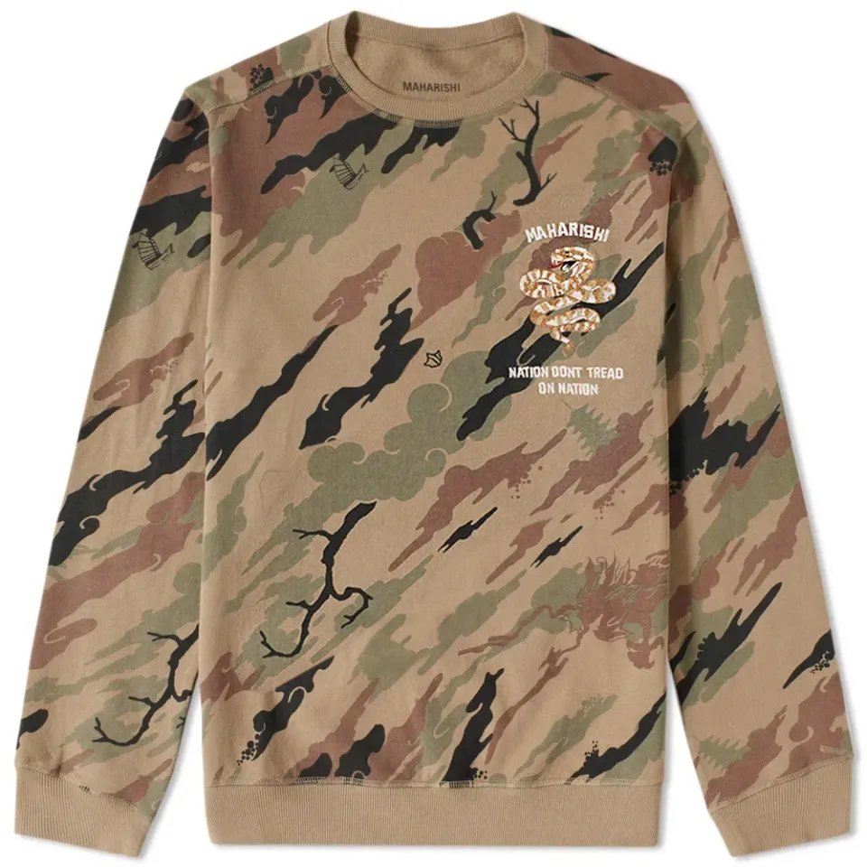 Camo Adder Crew Sweat