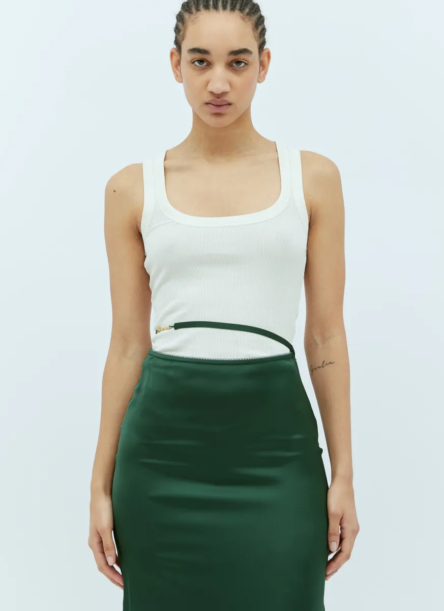 Le Debardeur Gros Grain Tank Top