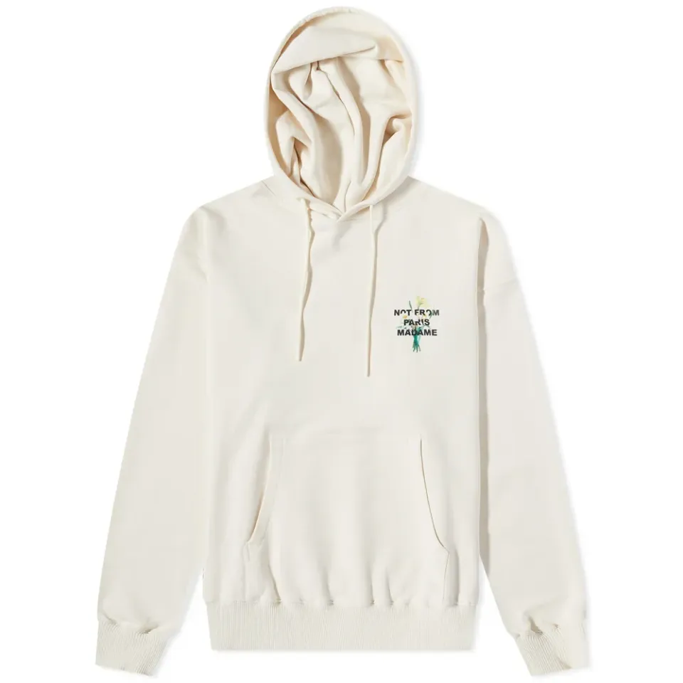 Not From Paris Floral Popover Hoodie