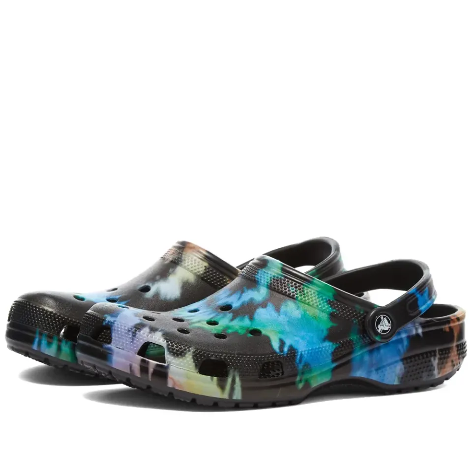 Classic Tie Dye Graphic Clog