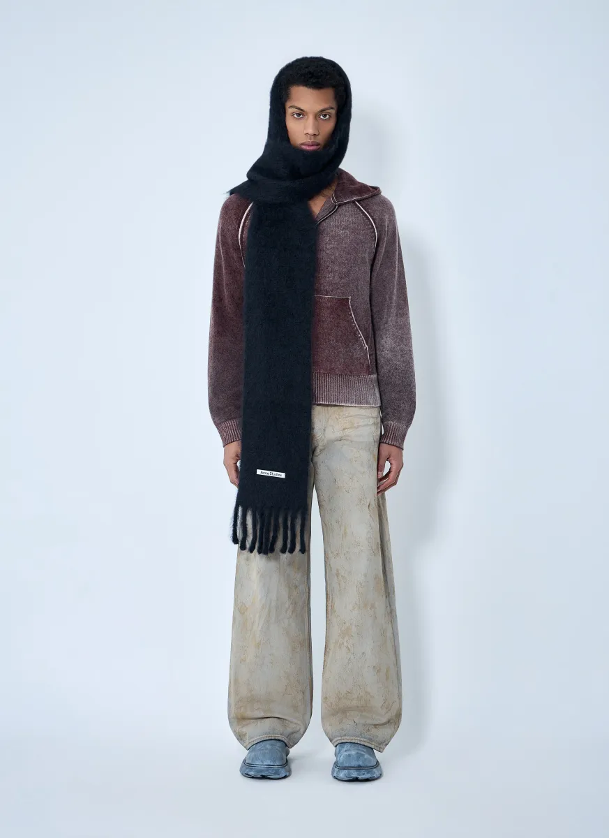 Fringed Wool Scarf
