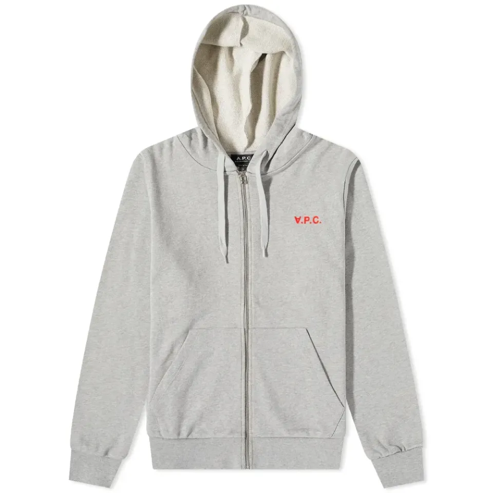 A.P.C. VPC Neon Logo Zip Hoodie