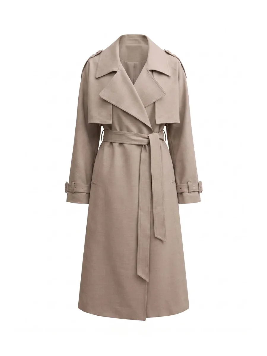 Maya Trench Coat - Neutral