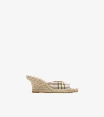 Check Mews Espadrille Mules​ in Mallow pink