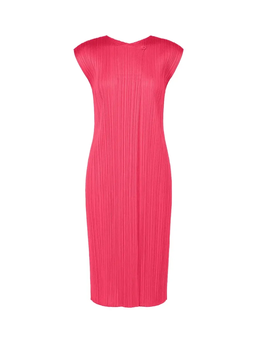 Pleats Please Monthly Colors June Dress Bright Pink