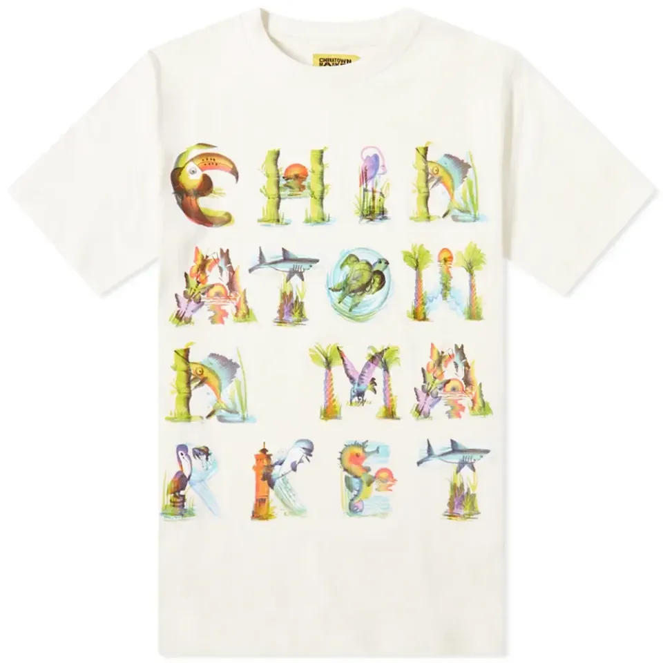 Chinatown Market Watercolour Sea Creatures T-Shirt
