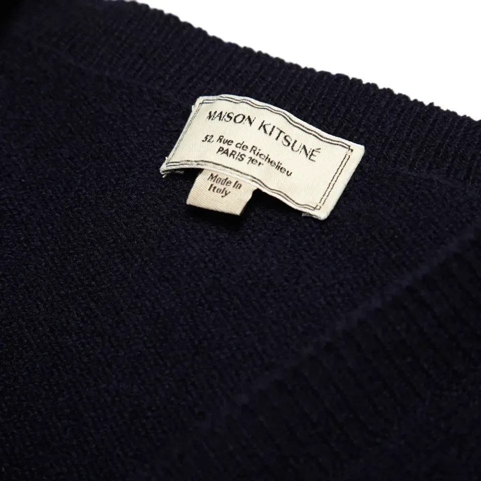 Maison Kitsuné Classic V-Neck Sweater