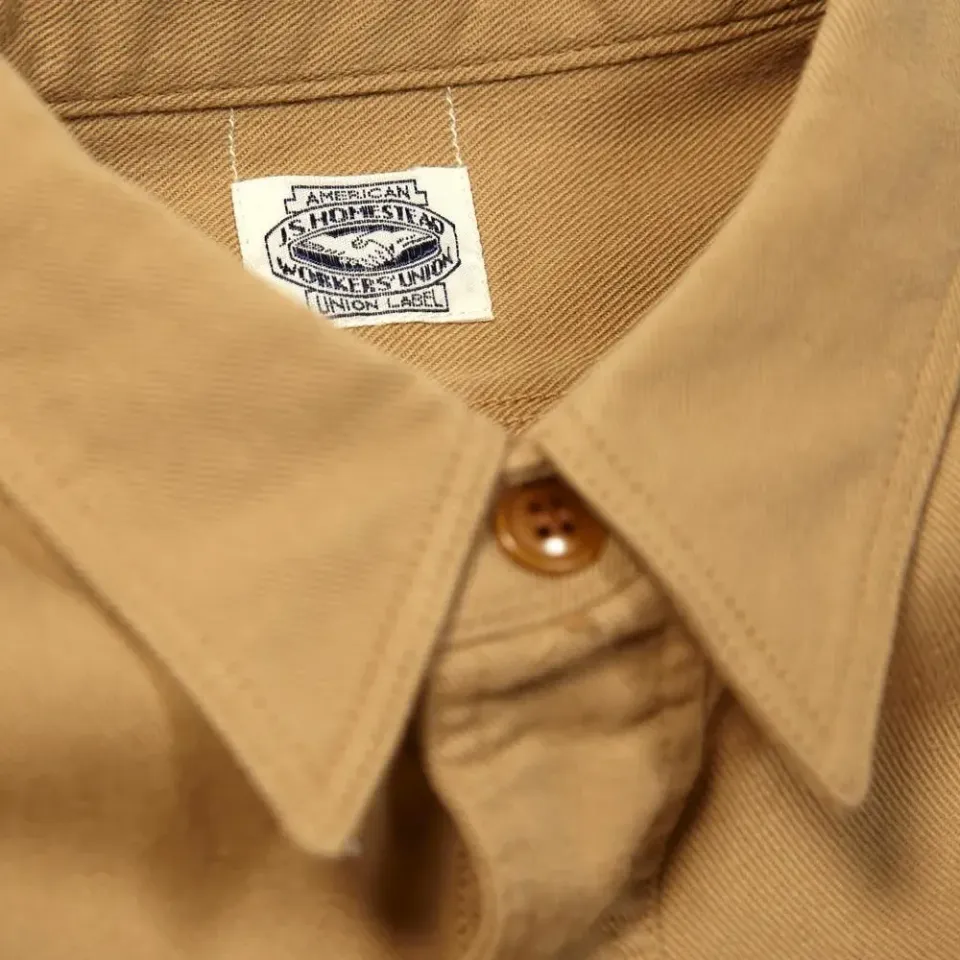 J.S. Homestead Vintage Twill 2 Pocket Work Shirt