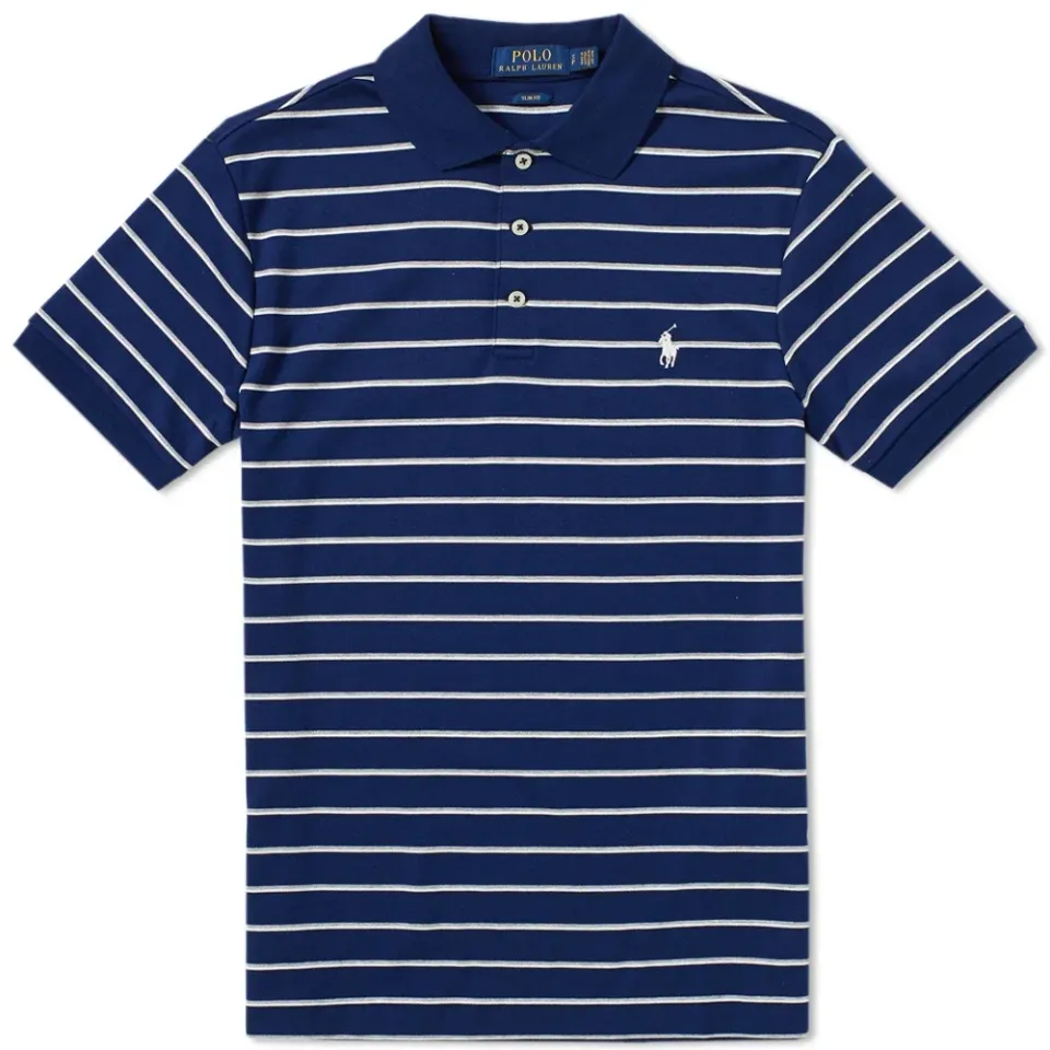 Pima Stripe Polo