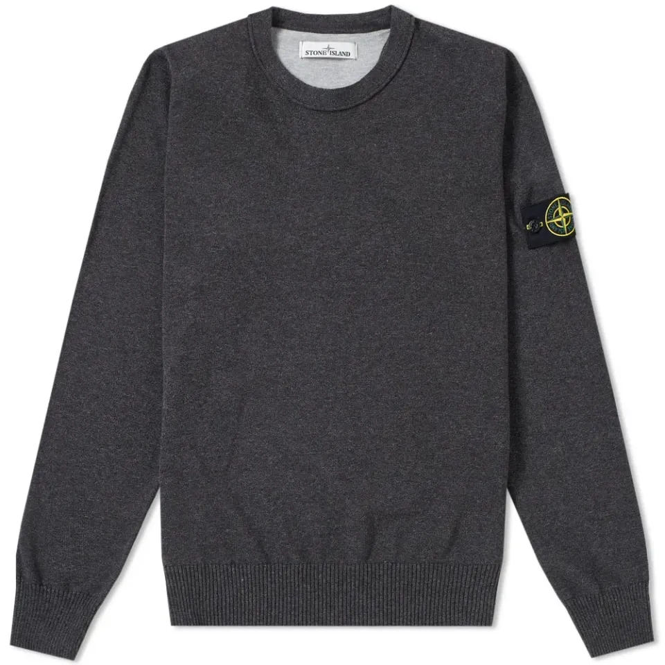 Soft Cotton Crew Neck Knit