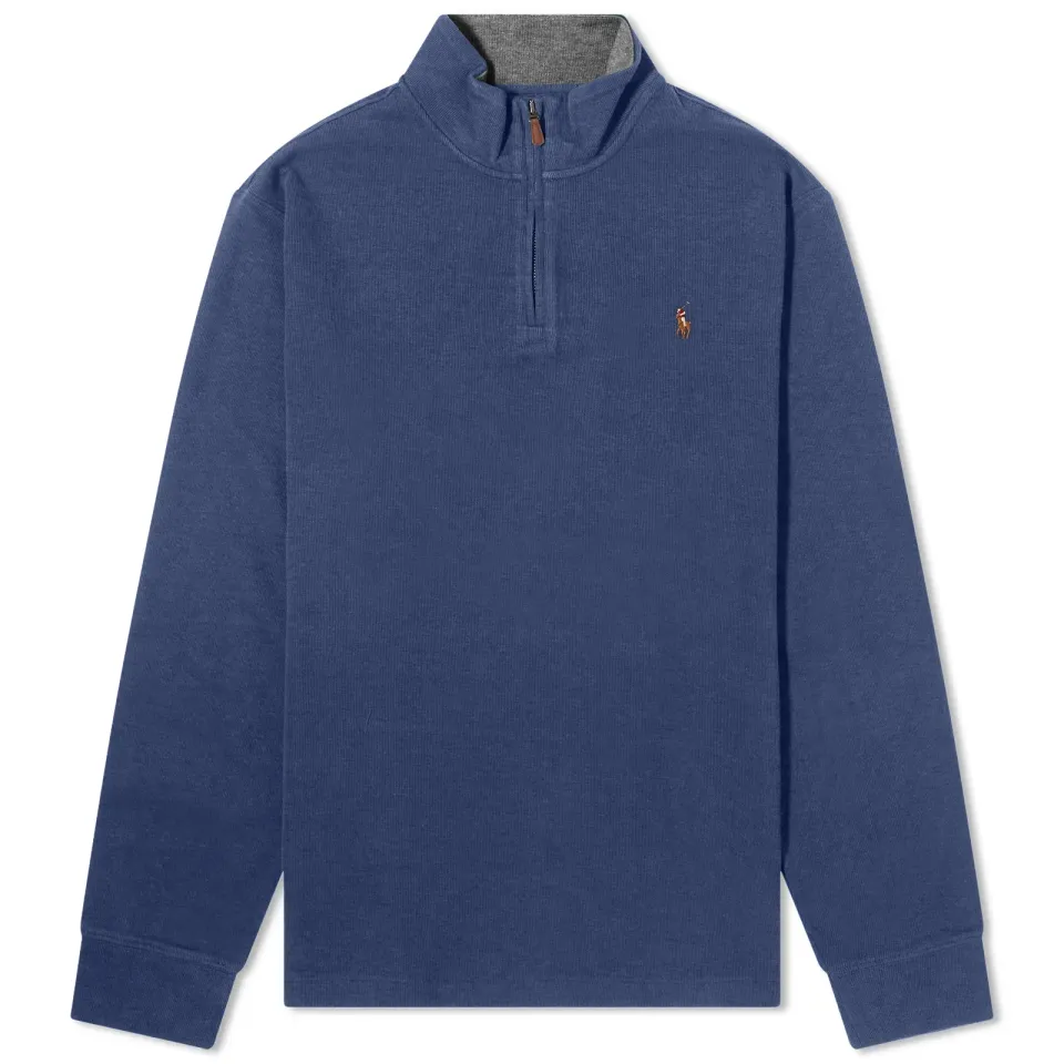 Estate Rib Half Zip Knit