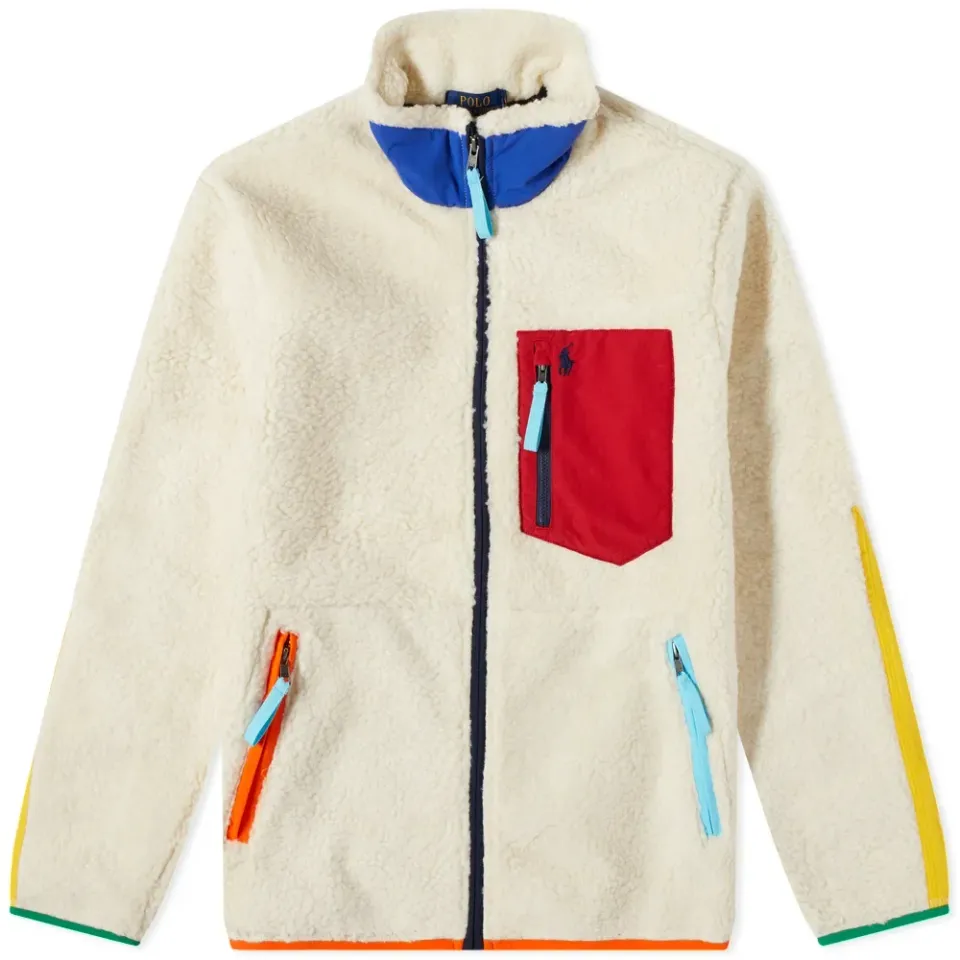 Polar Fleece Patchwork Jacket