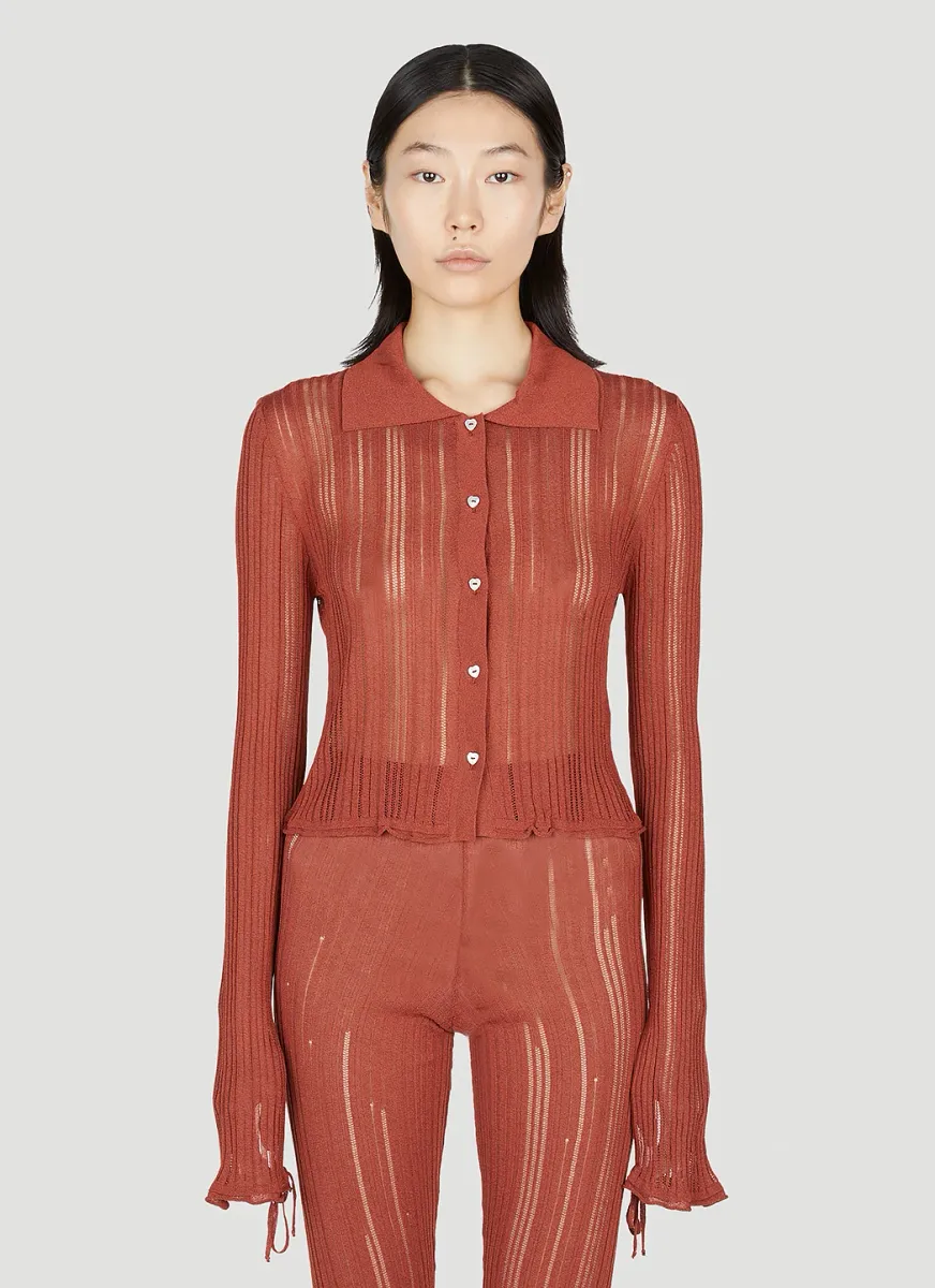 Ribbed Knit Shirt