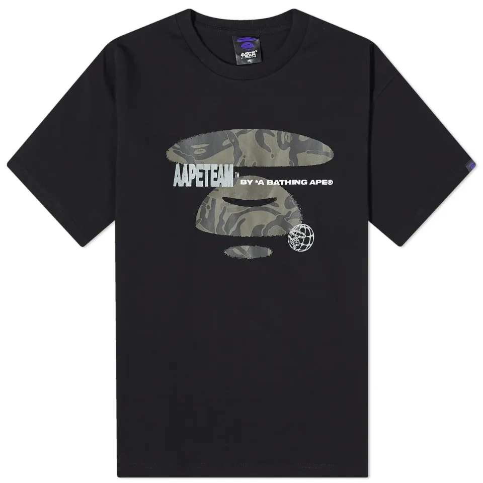 AAPE Team Camo Moonface T-Shirt