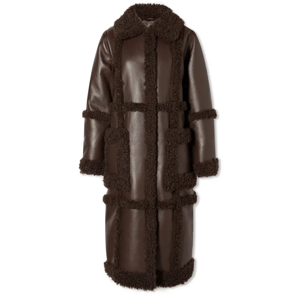 Patrice Faux Shearling Coat
