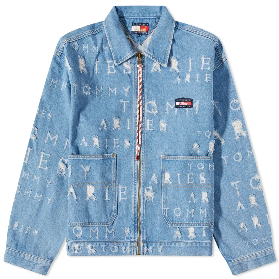 x Aries Laser Denim Jacket