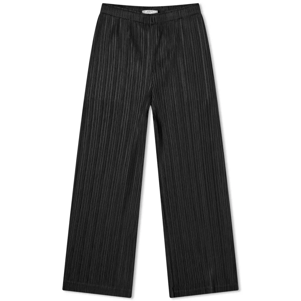 Straight Pleats Trousers