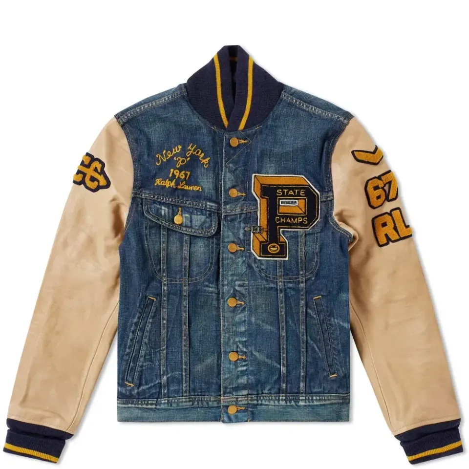 Varsity Denim Jacket