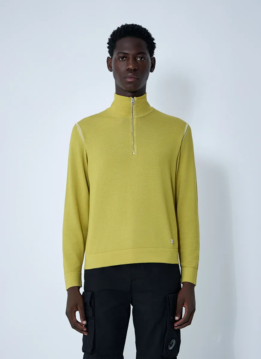 Half Zip-Up Sweater