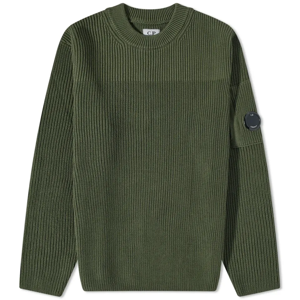 Lens Ribbed Crew Knit