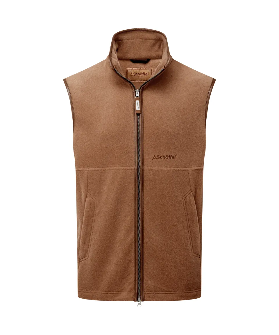 Oakham Fleece Gilet - Toffee