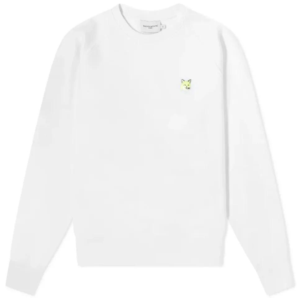 Maison Kitsuné Monochrome Fox Head Patch Crew Sweat