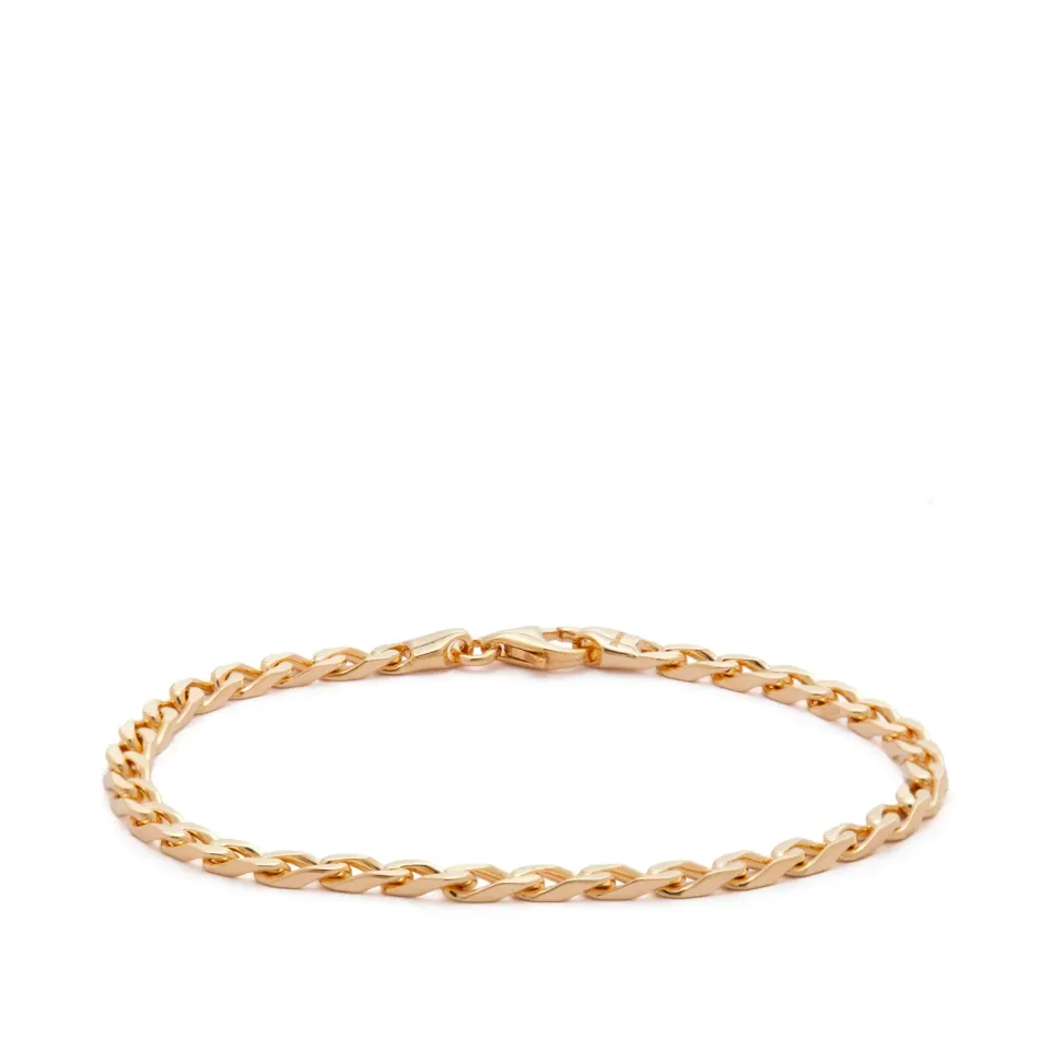 4mm Cuban Chain Bracelet
