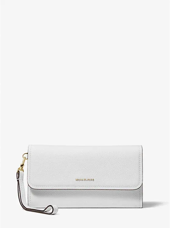 Jet Set Medium Pebbled Leather Smartphone Wristlet
