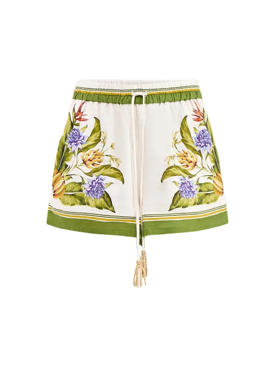 Tropical Scarf Sand Shorts