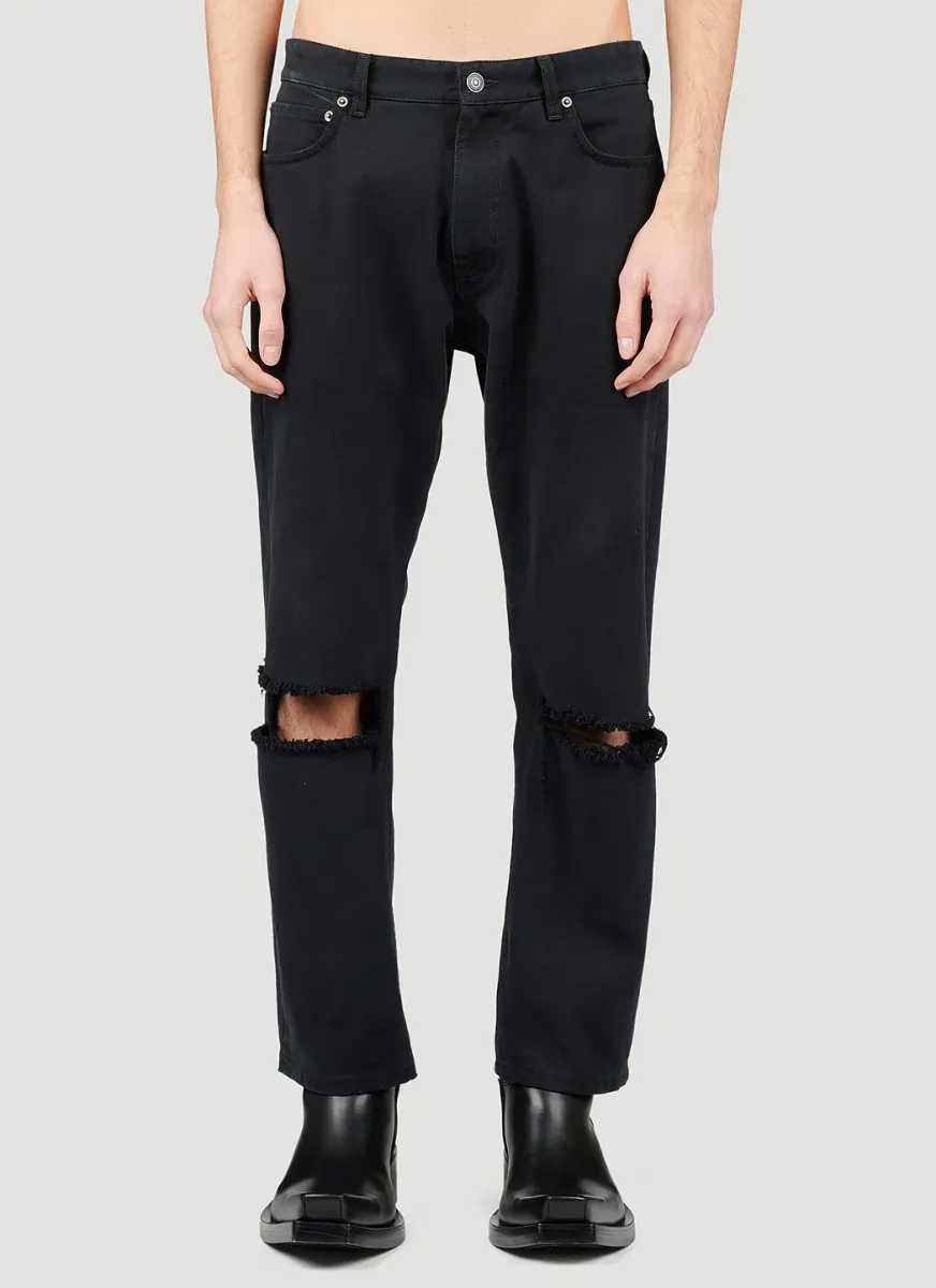 Buckle Busted Knee Jeans