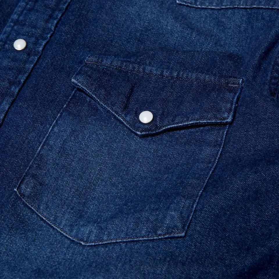 8oz Denim Western Shirt