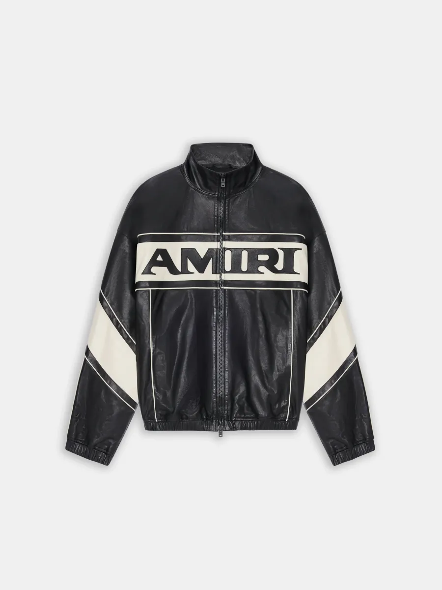 SPORT LEATHER JACKET - Black