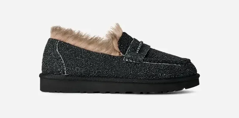 Ellis Loafer for Women, Suede/Polyester/Wool